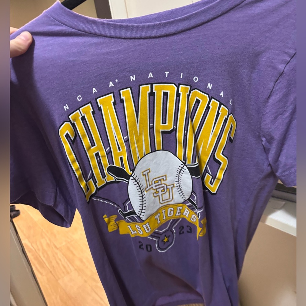 Home field LSU Champions 2023 Tee Small